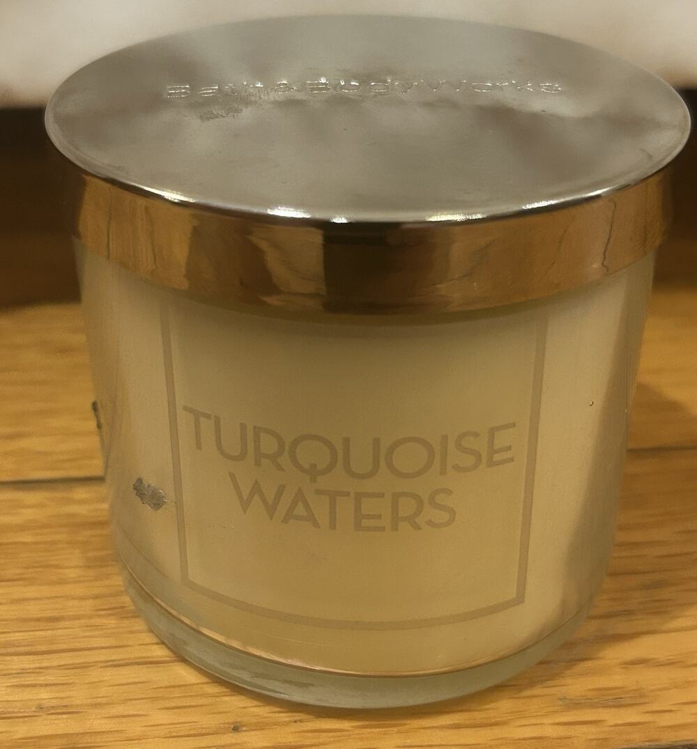 New Bath & Body Works 4oz Turquoise Waters Candle